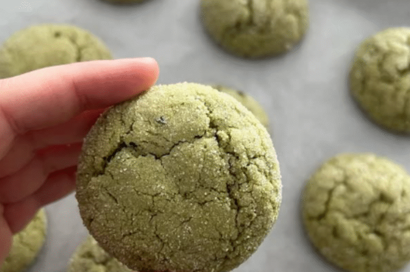 Green Cookie Sandwiches